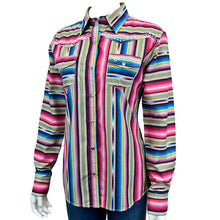 Load image into Gallery viewer, Cowgirl Hardware Women&#39;s Blended Serape LS Print Serape 225491-750-W