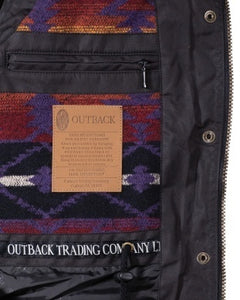 Outback Athena Vest Shell Blk/Aztec Lining