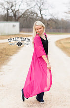 Load image into Gallery viewer, Crazy Train Short Round Duster Pink