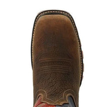 Load image into Gallery viewer, Durango Maverick XP 11&quot; Western Waterproof Work Boot Brown/Vintage Flag Composite Toe DDB0366