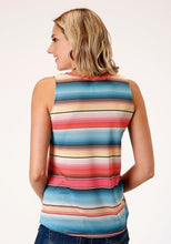 Load image into Gallery viewer, Roper Striped Tank Top 30375143042WH
