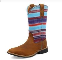 Load image into Gallery viewer, Twisted X Hooey Dstd Saddle &amp; Serape Boot YHY0011