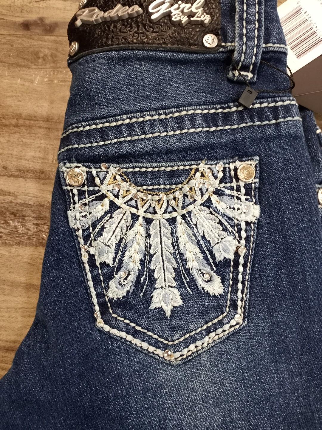 Rodeo Girl Jeans W/Embrd Pockets GJ-2115