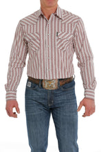 Load image into Gallery viewer, Cinch Mens LS Wh/Rd/Tan/Bk MTW1301063