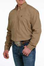 Load image into Gallery viewer, Cinch Mens L/S Print Khaki MTW1105538