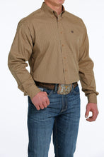 Load image into Gallery viewer, Cinch Mens L/S Print Khaki MTW1105538