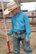 Cinch Arenaflex LS Blue/Wht Dots MTW7060315 BLU