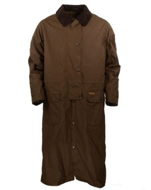 Outback Trading Men's Waxed Cotton Duster Bronze 29825