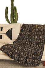 Load image into Gallery viewer, Rock &amp; Roll Fleece Aztec Printed Blanket BU46M0229