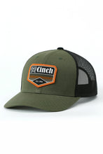Load image into Gallery viewer, Cinch Mens Olive Trucker Hat OSFA MCC0660632