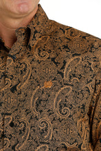 Load image into Gallery viewer, Cinch Br/Blk Paisley LS MTW1105667