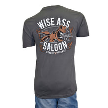 Load image into Gallery viewer, Cowboy Hardware Wise Ass Saloon Tee Charcoal 130753-043