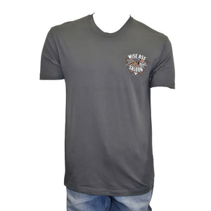 Cowboy Hardware Wise Ass Saloon Tee Charcoal 130753-043