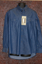 Load image into Gallery viewer, Texas Cotton Paisley prt Chambray
