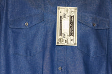 Load image into Gallery viewer, Texas Cotton Paisley prt Chambray