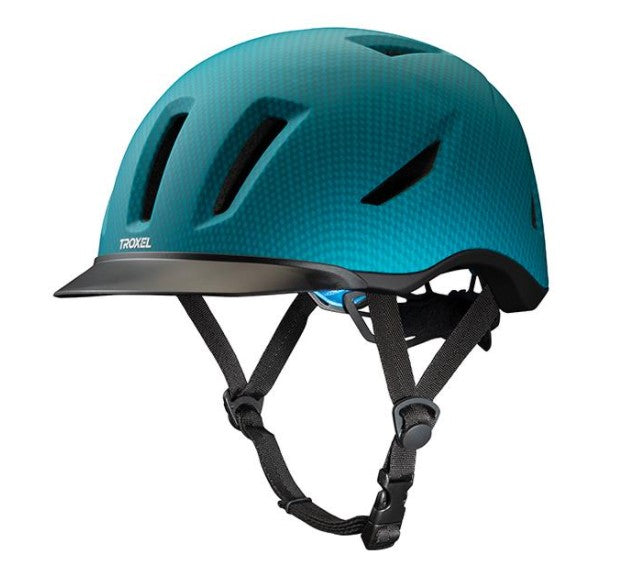 Troxel Terrain Helmet Teal Carbon 54030