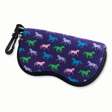 Load image into Gallery viewer, Kelley &amp; Co Neoprene Sunglasses Case W/horses G922