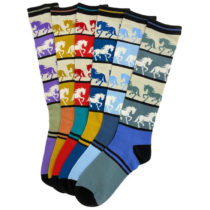 Bold Horse Tall Socks A498 Ladies 9-11