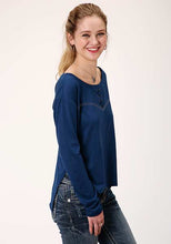 Load image into Gallery viewer, Roper Royal LS Knit Top 3385136102