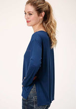 Load image into Gallery viewer, Roper Royal LS Knit Top 3385136102