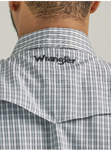 Wrangler Western Performance Blk Pld Snap 112333316