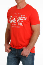 Load image into Gallery viewer, Cinch Mens Logo Tee Red MTT1690561