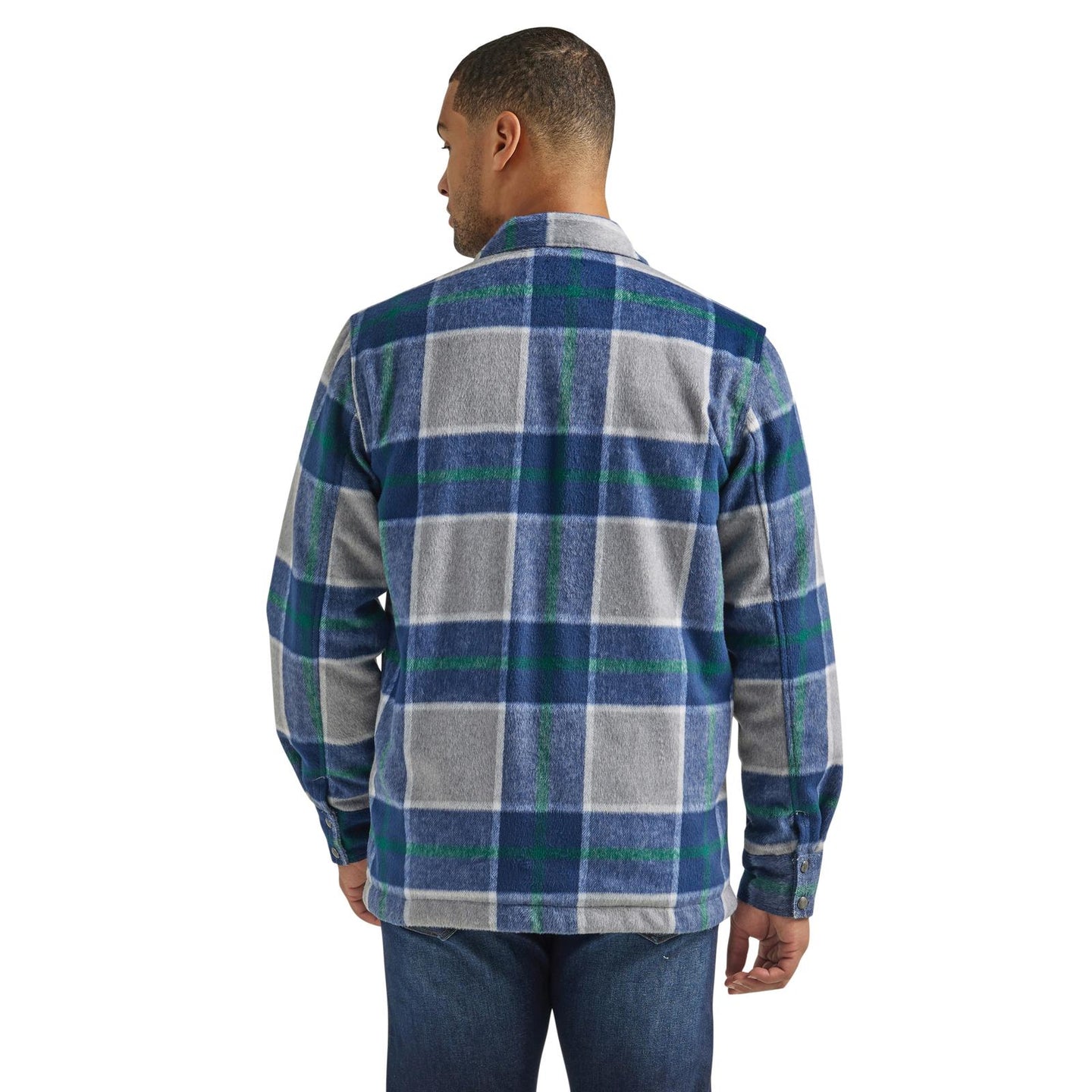 Wrangler Men's Flannel Sherpa Lined Barn Coat 112338647 Small