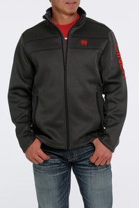 Cinch Sweater Jacket Charcoal/Blk MWJ1570001