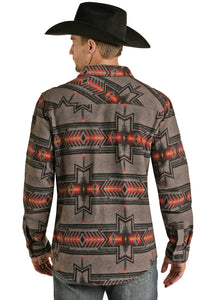 Rock N Roll Cotton Aztec Shirt Jacket RRMO92RZWO