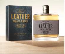 Load image into Gallery viewer, Tru Men&#39;s Leather No 2 Vintage Label Cologne