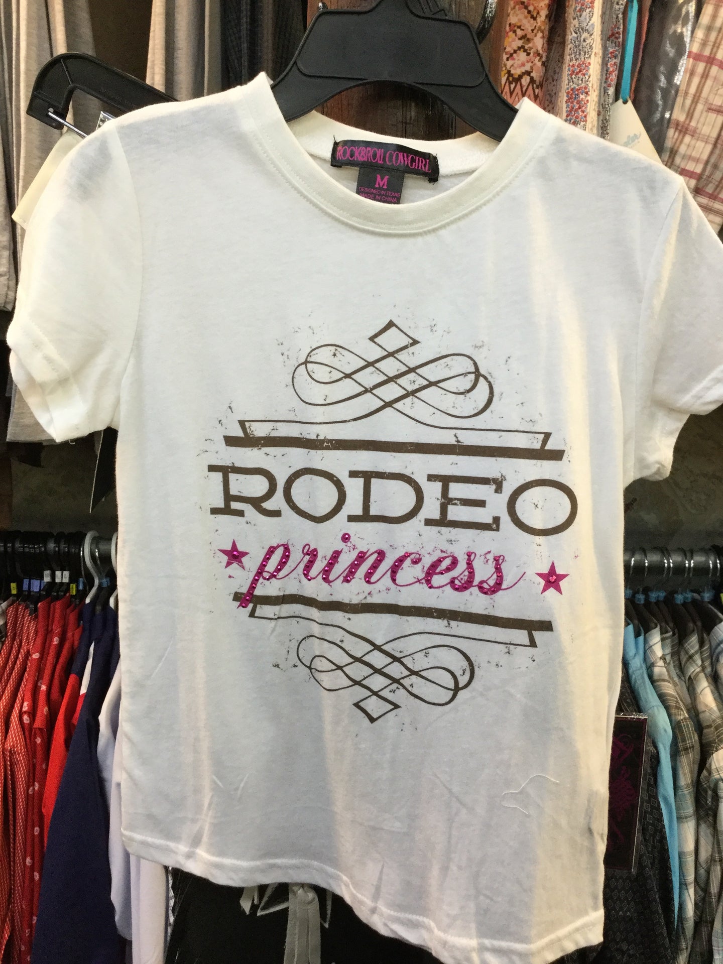 Rock & Roll Cowgirl Rodeo Princess Tee G3T2425