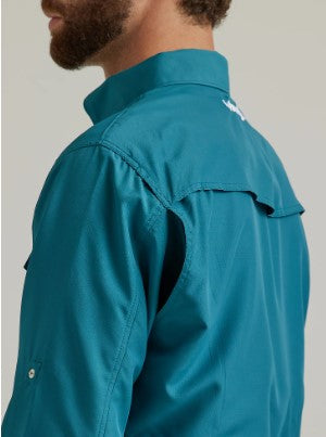Wrangler Performance Solid Teal S/S 112326173