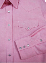 Load image into Gallery viewer, Flying R Ranchwear Pink Oxford LS Snap