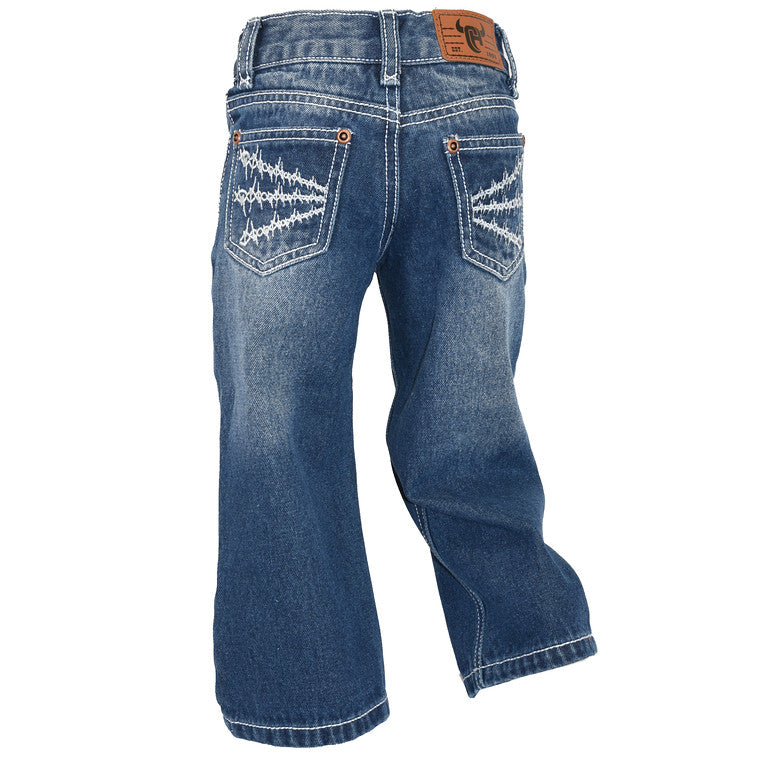 Cowboy Hardware Toddler Dimensional Barbed Wire Jean 702027-450