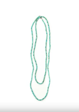 West&Co Turq Beaded Necklace N1262