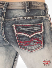 Load image into Gallery viewer, Cowgirl Tuff Red, White, &amp; Tuff Jeans