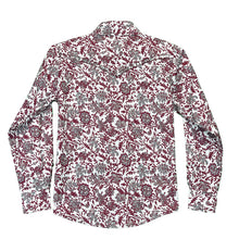 Load image into Gallery viewer, CH Yth Floral Pattern L/S Maroon Prt 425529-240