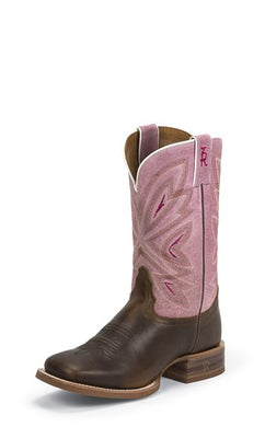 Tony Lama 3R Western Tan/Pink 3R2200L *Discontinued