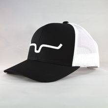 Load image into Gallery viewer, Kimes Weekly Trucker Hat Blk/Wht