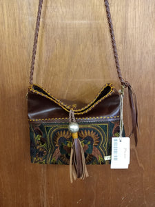 Pranee Bags Phoenix Raven Artisan Bag Desert