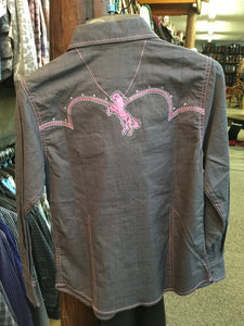 Cowgirl Hardware LS Char/pink 425295043