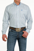 Load image into Gallery viewer, Cinch Mens L/S Stripe White MTW1105541