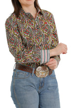 Load image into Gallery viewer, Cinch Womens L/S Print Multi MSW9165031