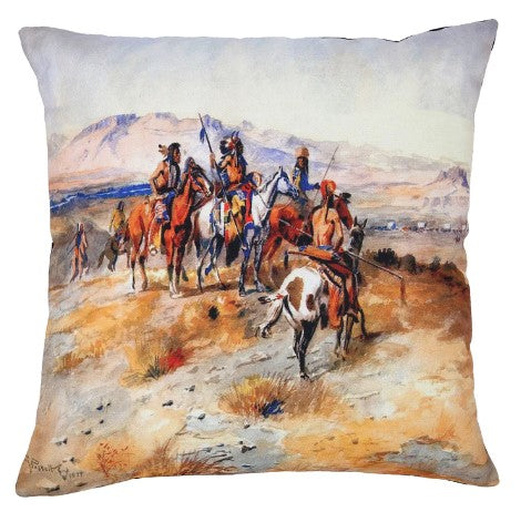 El Paso Saddle Blanket #224 Digital Prt Pillow 18x18