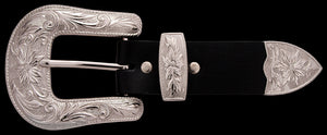 M&F 3 Pc Buckle Set DBK950 SILVER