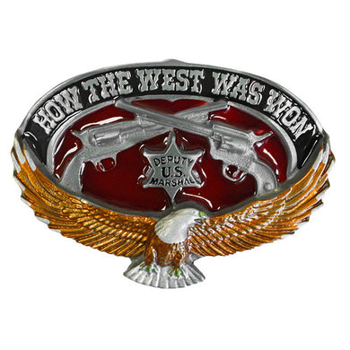 How The West Was Won Buckle G-4002