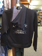 Load image into Gallery viewer, Cowboy Hardware 372081010 Cowboy To The Core Black Zip Hoodie