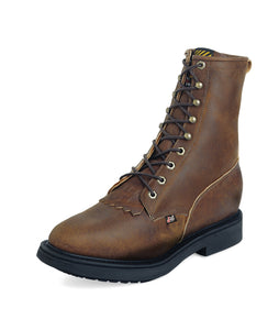 Justin 760 Lace Up Brown