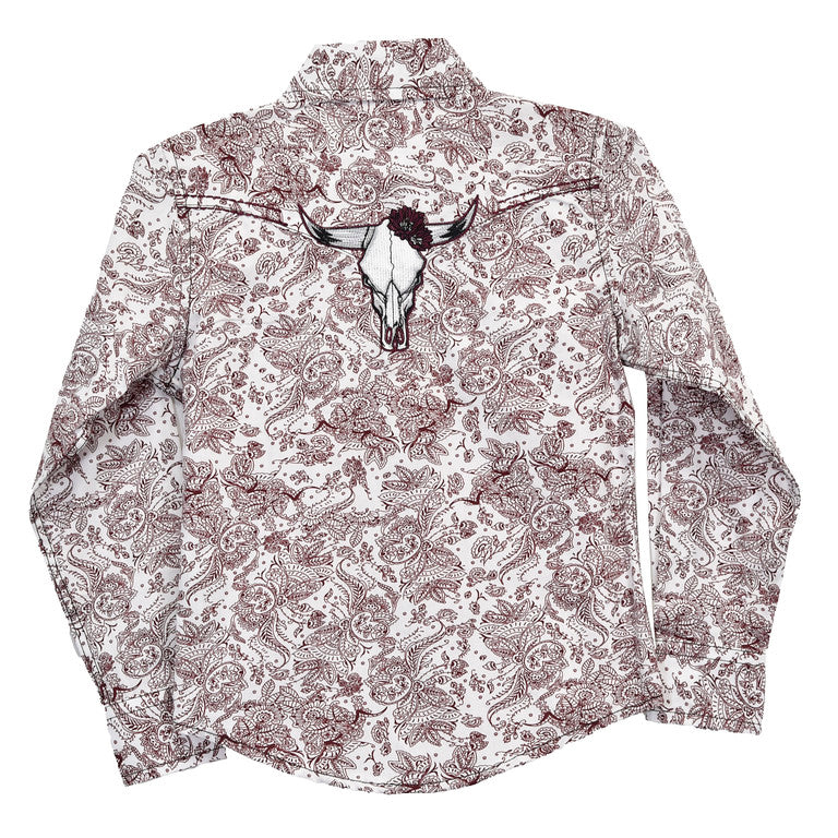 Cowgirl Hardware Floral Paisley L/S 425568-120-K
