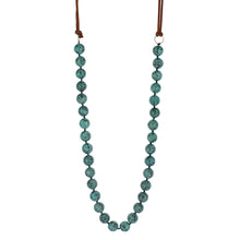 Load image into Gallery viewer, Attitude Jewelry Turquoise Marble Beaded Strand Necklace